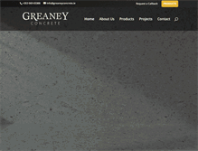 Tablet Screenshot of greaneyconcrete.ie